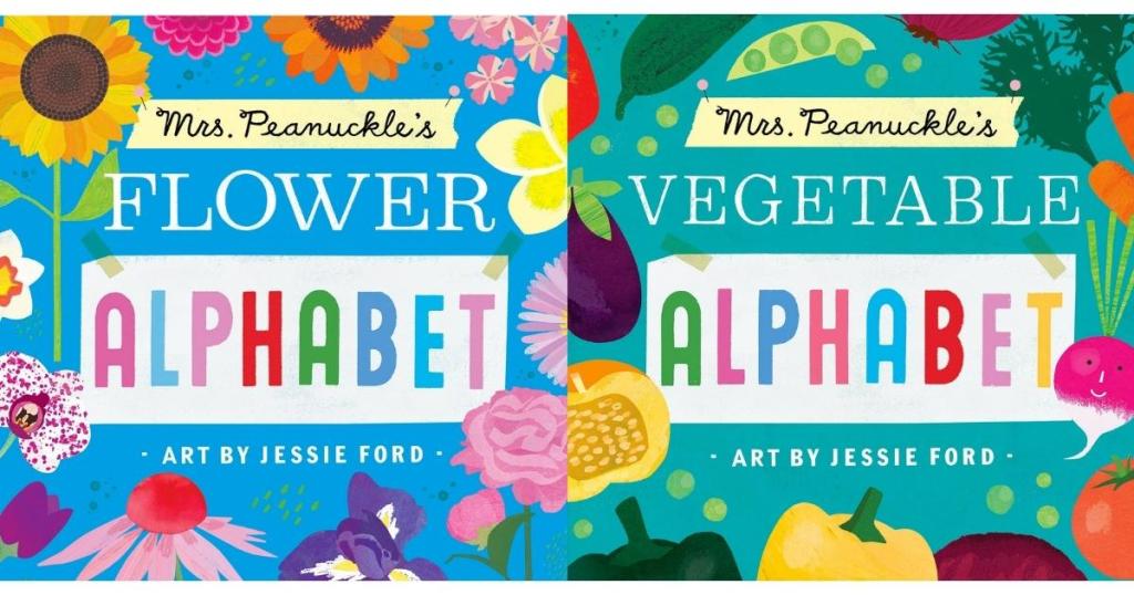 mrs. peanuckle flower and vegetable alphabet books