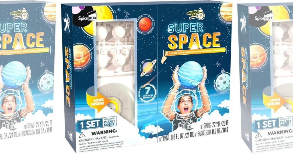 Spicebox Children's Stem Kits Super Space Science Lab