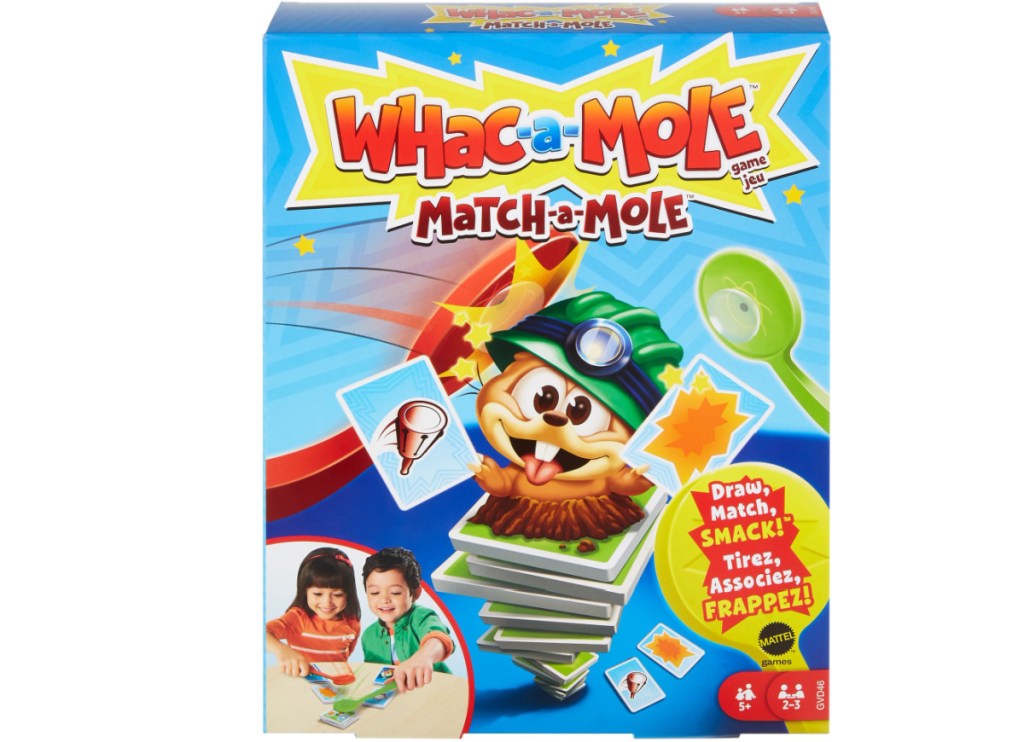 whac-a-mole game packaging