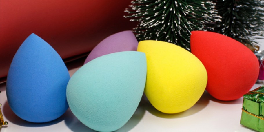 Makeup Sponge 5-Pack Only $4.85 Shipped for Amazon Prime Members | Thousands of 5-Star Reviews