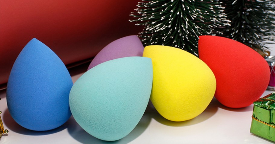 Makeup Sponge 5-Pack Only $4.85 Shipped for Amazon Prime Members | Thousands of 5-Star Reviews