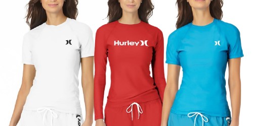 Hurley Women’s Rash Guards from $9.99 on Zulily.online (Regularly $32)