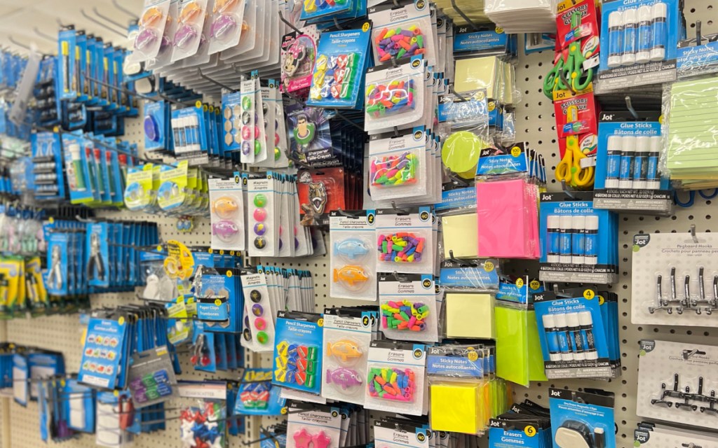 school supplies dollar tree