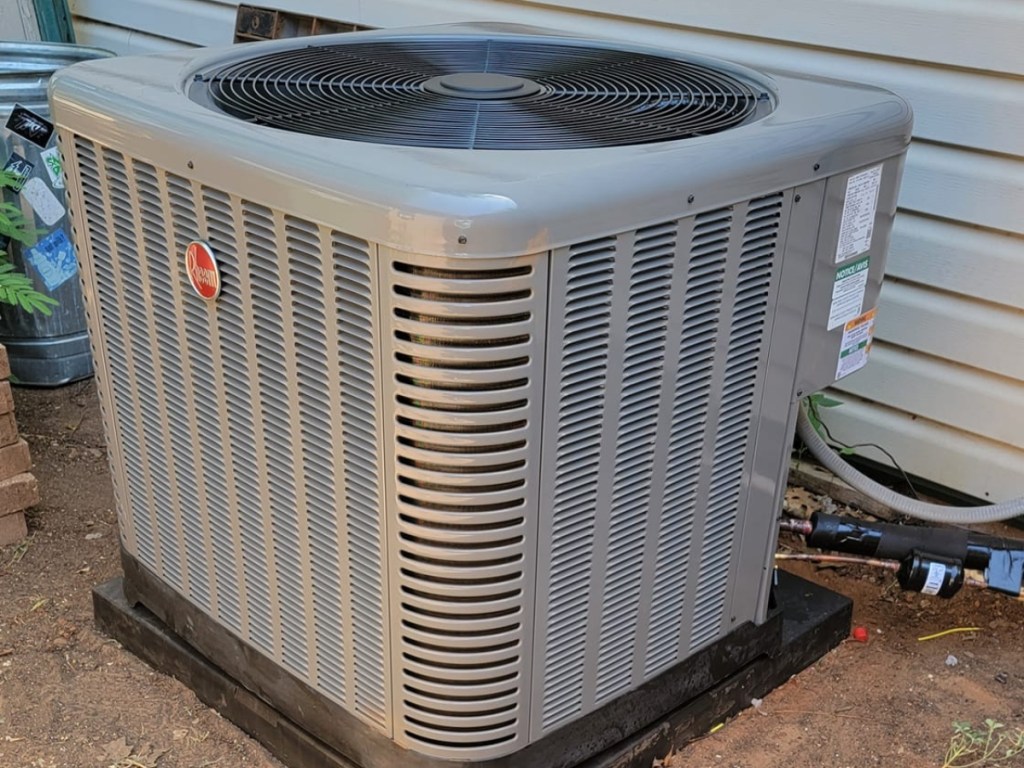 AC unit outside home