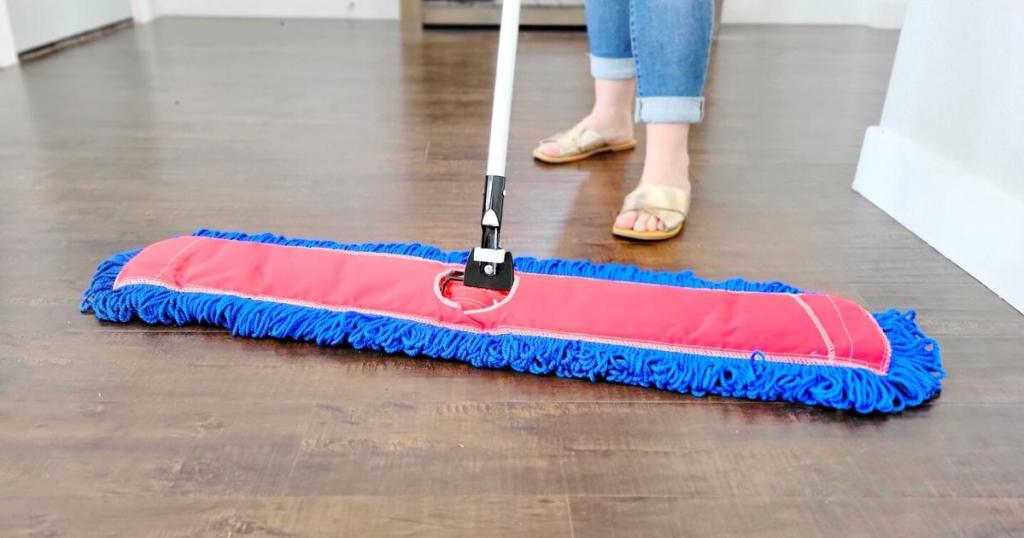 Alpine Industries Heavy Duty Microfiber Mop Set