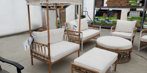 *HOT* Over $300 Off This Gorgeous Canopy Chair & Ottoman Set on Walmart.online