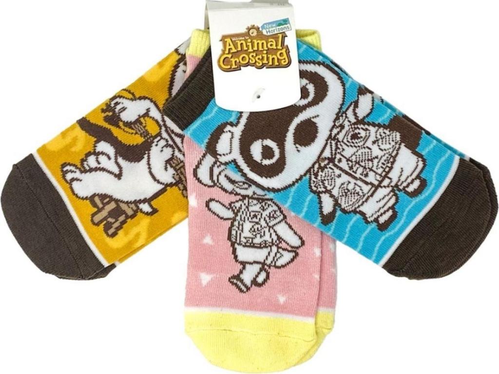 Bioworld Animal Crossing Ankle Socks 3-Pack