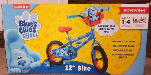 Schwinn Blue’s Clues Kids 12″ Bike Only $58 Shipped on Walmart.online (Regularly $94)