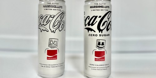 NEW Limited Edition Marshmello x Coca-Cola Is a Summery onlinebo of Strawberry & Watermelon Flavors