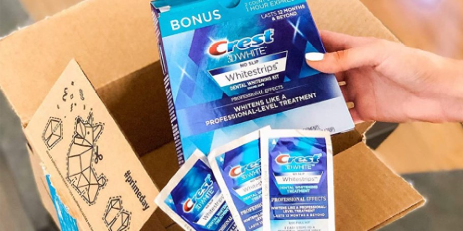 Crest Whitestrips 20-Count + 2 Express Treatments Just $29.99 Shipped for Prime Members (Reg. $46)