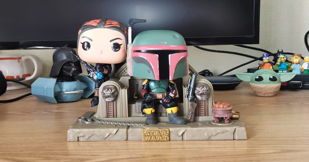 Star Wars The Mandalorian Boba Fett and Fennec Shand Vinyl Bobblehead