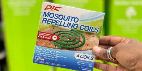 PIC Mosquito Repellent Coils 4-Pack Only 98¢ on Walmart.online