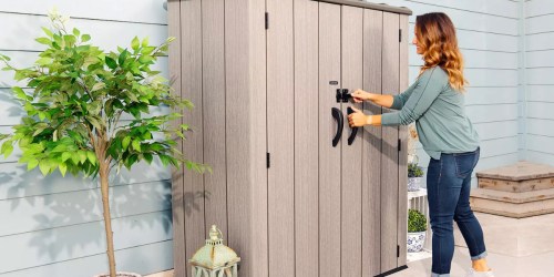 Vertical Storage Shed Just $149.98 on SamsClub.online w/ Free In-Store Pickup (Regularly $300)