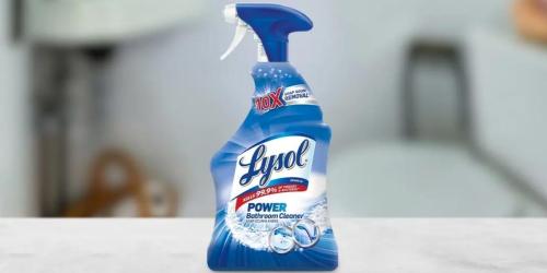 Lysol Power Foam Bathroom Cleaner Just $2.84 Shipped on Amazon (Reg. $5)