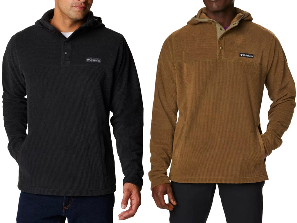 Columbia Mens Steens Mountain Novelty Half Snap Fleece Hoodie