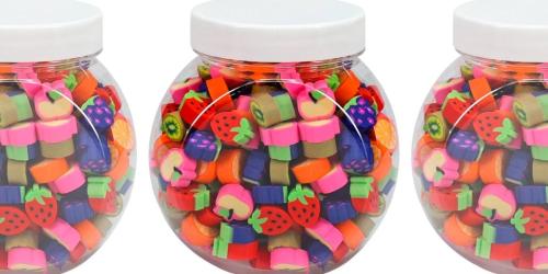 Mini Erasers 250-Count Jar Only $2.99 on Michaels.online (Reg. $5) | Great for Prize Boxes!