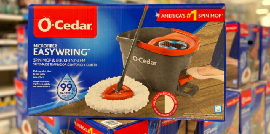 Highly-Rated O-Cedar Spin Mop & Bucket ONLY $26.73 on Amazon (Reg. $40)