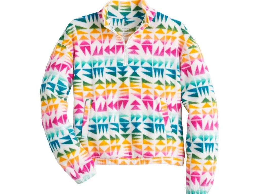 SO Girls Polar Fleece Quarter-Zip Pullover