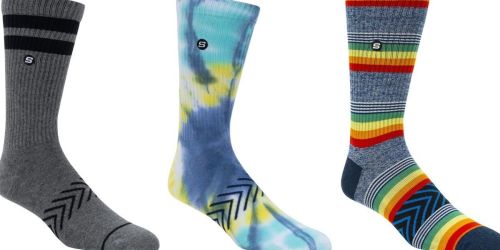 FREE $10 Skechers Reward for New Rewards Members = Totally Free Men’s Crew Socks