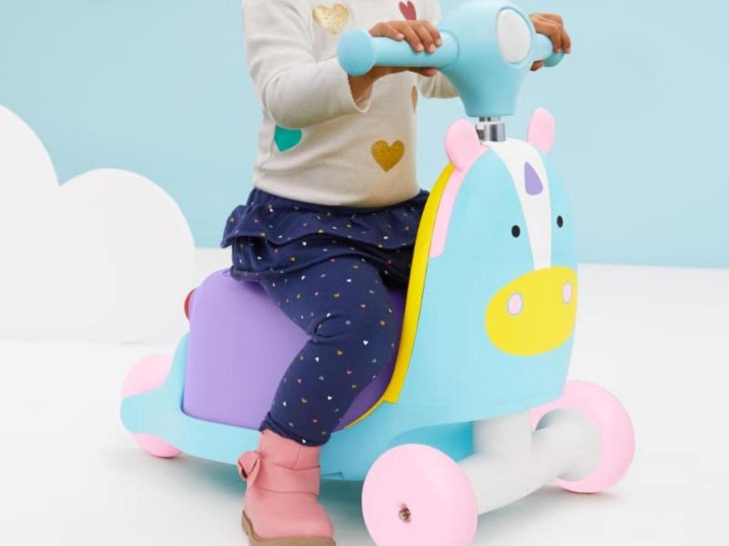 Skip Hop 3-in-1 Baby Activity Push Walker to Toddler Scooter