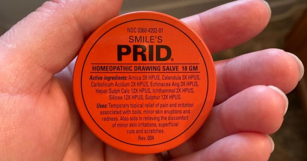 Smile's Prid Homeopathic Drawing Salve