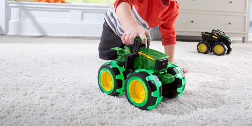 John Deere Monster Treads Lightning Wheels Tractor Just $17.49 on Amazon (Regularly $28)