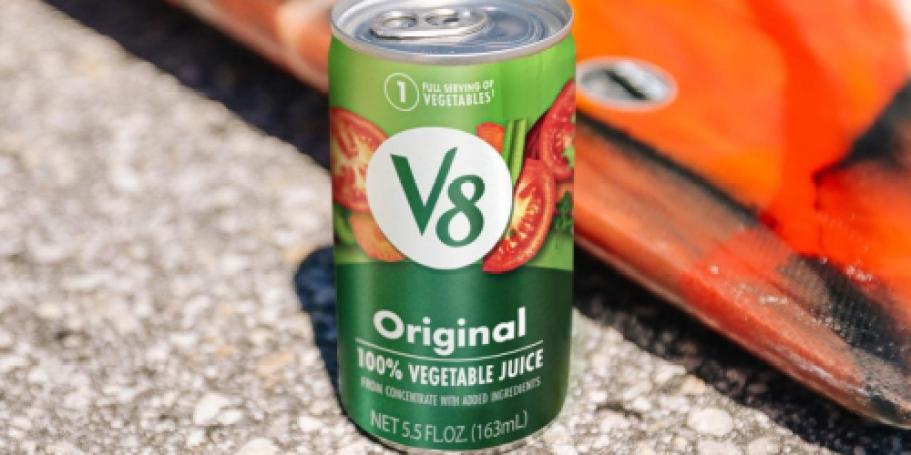 V8 Original 100% Vegetable Juice 24-Count Just $9.44 Shipped on Amazon