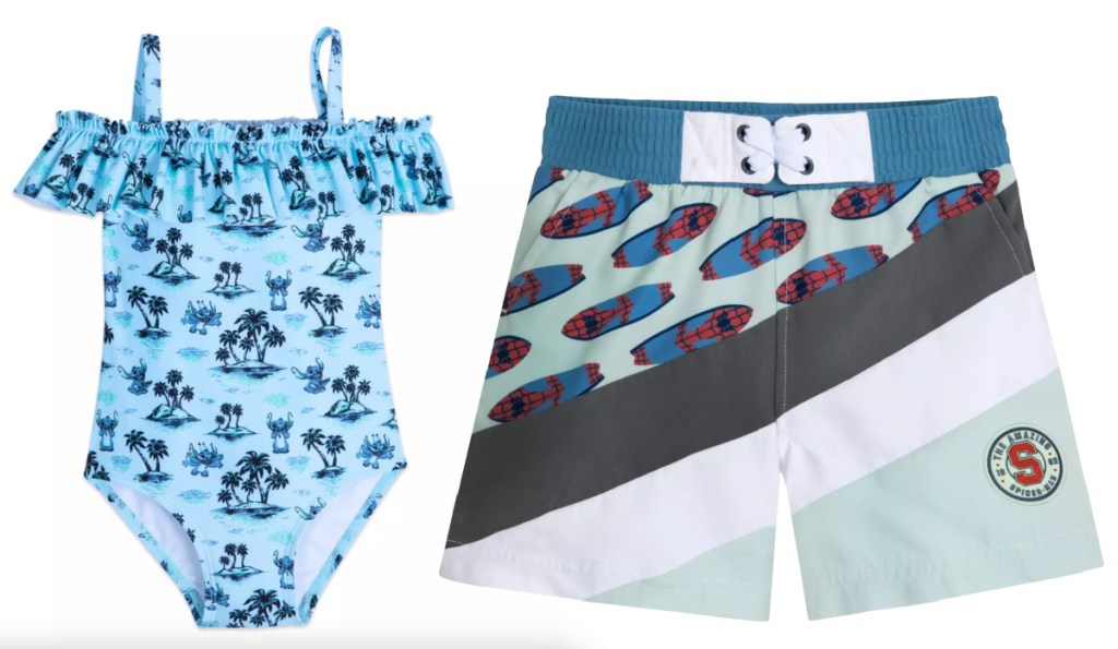 disney swimsuit and swim trunk