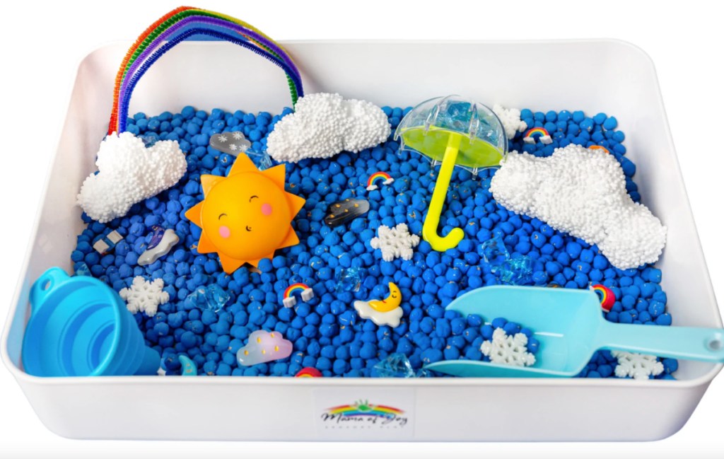 weather themed sensory toy