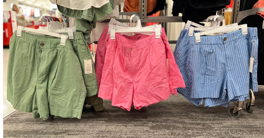 Up to 40% Off Target Women’s Shorts & Tops