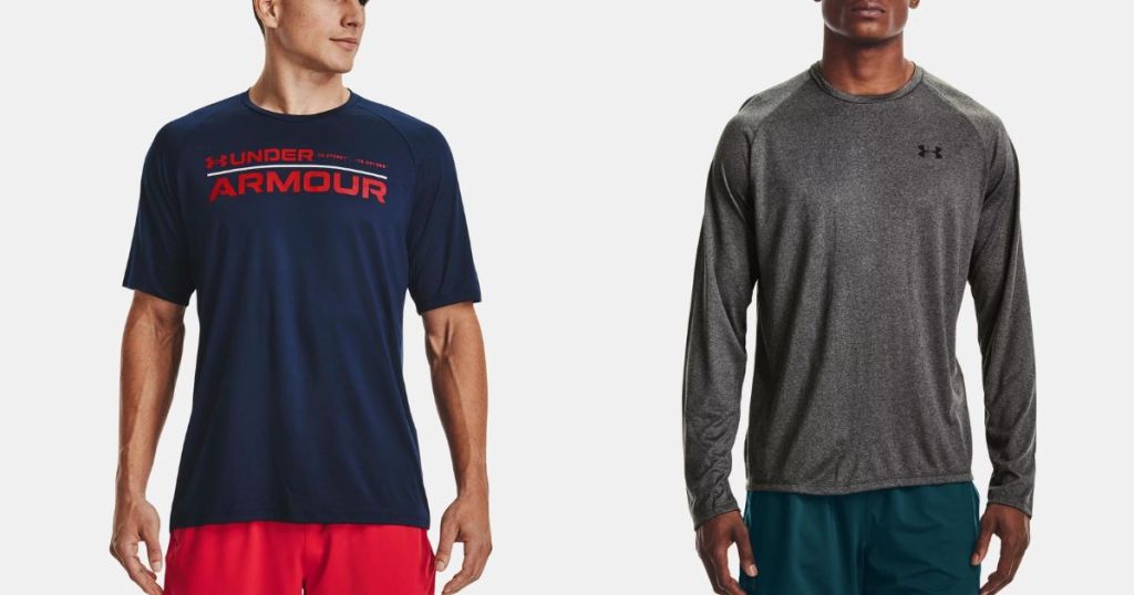 men wearing Under Armour Tees