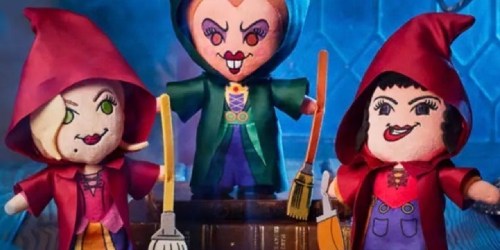 New Disney Hocus Pocus Decor |  Sanderson Sisters Plush Set $39.99 + More