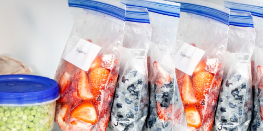 Amazon Basics Freezer Bags 120-Count Just $5.60 Shipped!