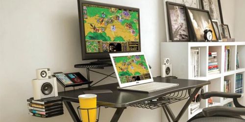 Atlantic Gaming Desk w/ Built-In Storage & Monitor Stand Just $63 Shipped on Walmart.online (Regularly $139)