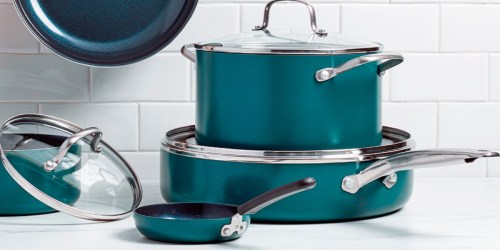 Blue Diamond Ceramic Nonstick Cookware 30-Piece Set Only $99 on Walmart.online (Regularly $199)