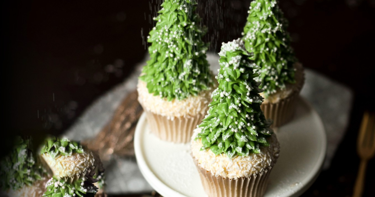 Christmas Tree Cupcakes