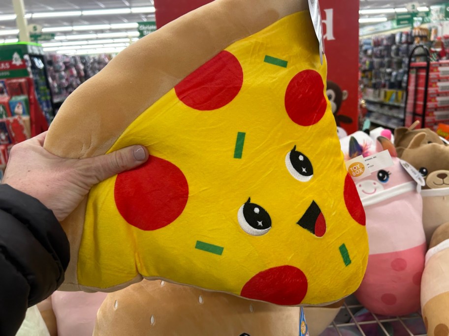 Giant Pizza Plush Toy from Dollar Tree