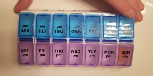 Weekly AM/PM Travel Pill Organizer Only $3 on Amazon