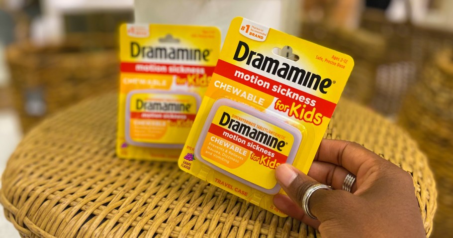 Dramamine Kids Motion Sickness Relief 8-Count Just 69¢ Shipped on Amazon