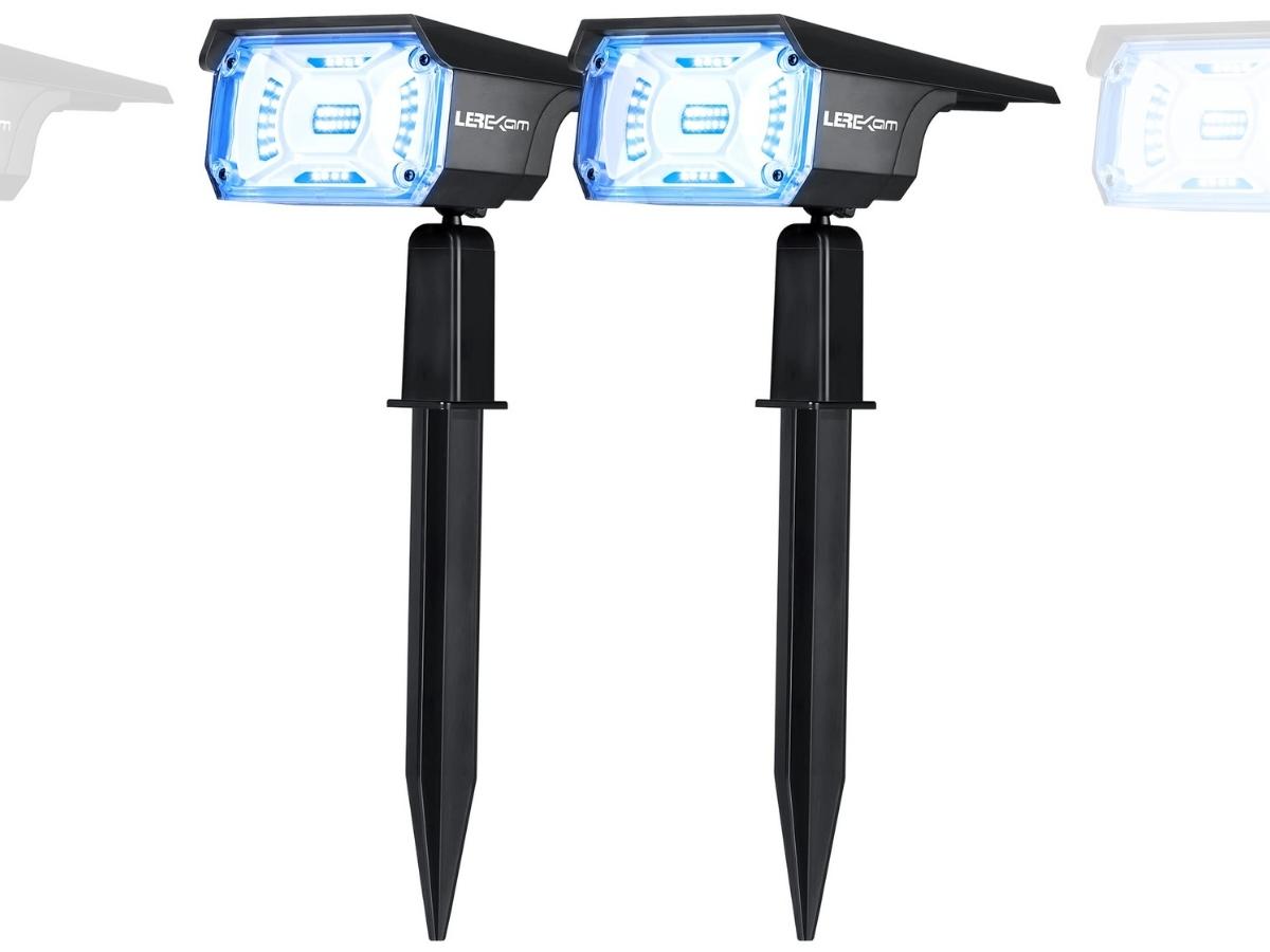 LEREKAM LED Blue Spotlights 2-Pack