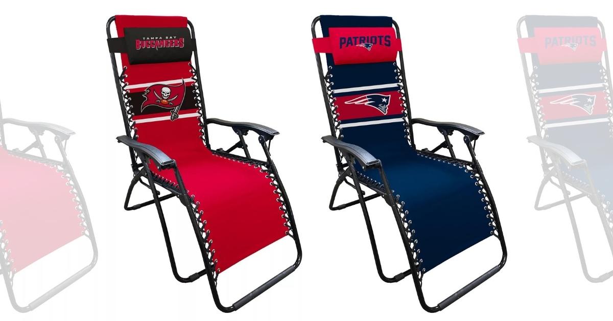 Logo Brands Officially Licensed NFL Zero Gravity Lounger