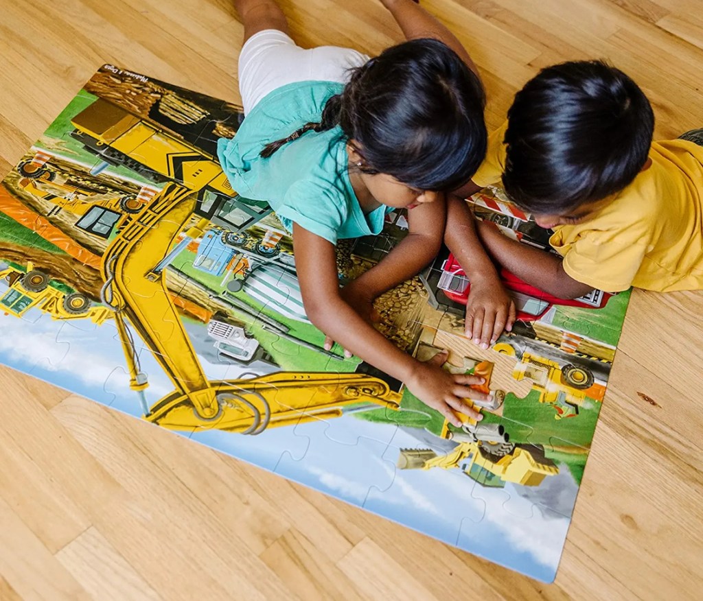 Melissa & Doug Building Site Jumbo Jigsaw Floor Puzzle