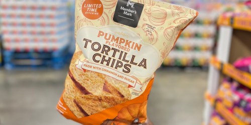 Limited-Edition Pumpkin Tortilla Chips Just $3.98 at Sam’s Club