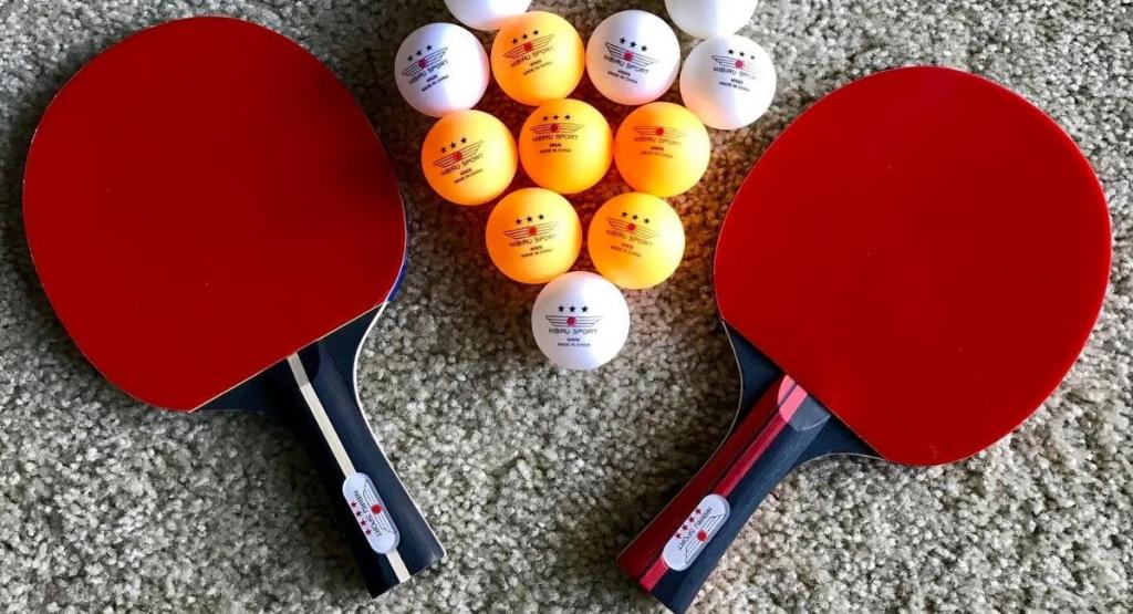 Nibiru Sport Ping Pong Paddles and Balls