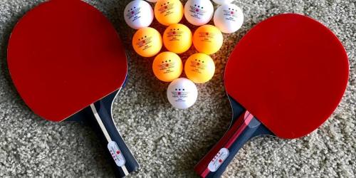 Ping Pong Set Only $6 on Amazon (Regularly $25) | Includes Paddles, Balls & Traveling Case