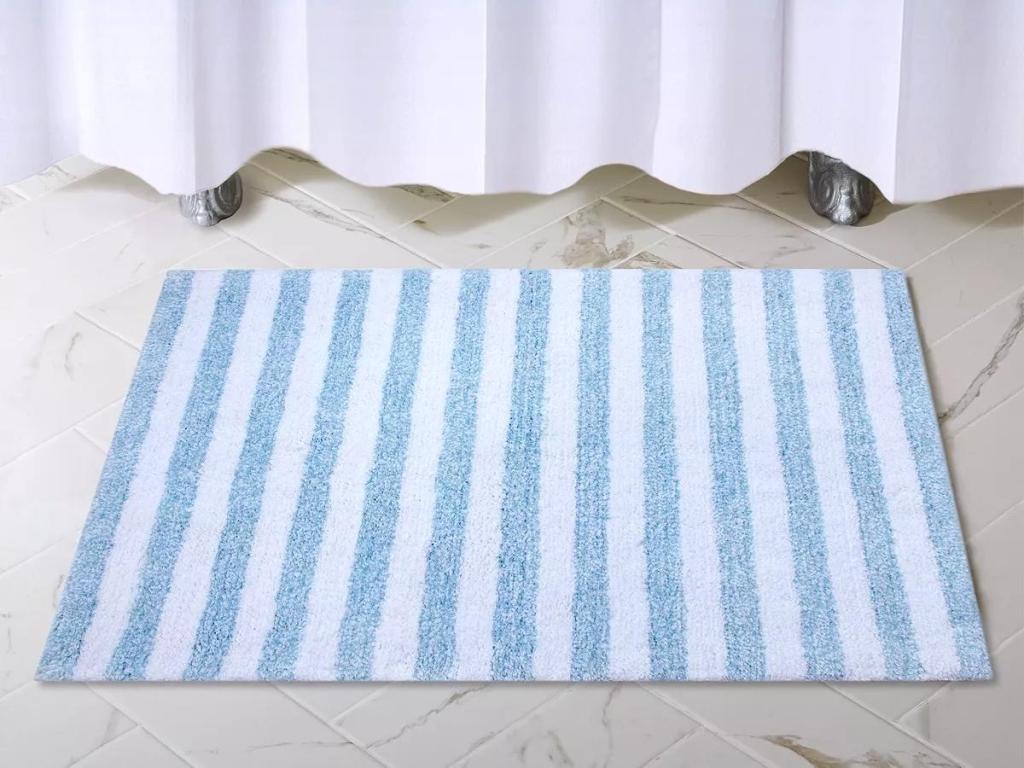 Sunham Modeira Stripe 21" x 34" Bath Rug