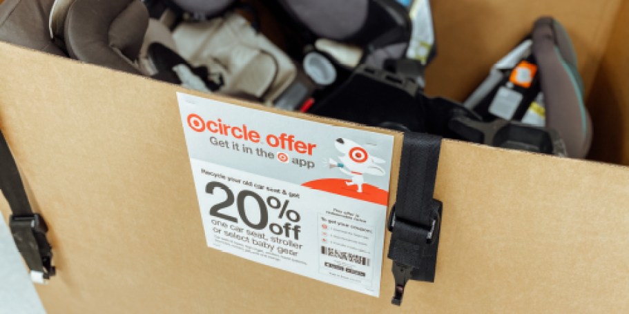 Score Big on Baby Savings by Trading In Your Old Car Seat at Target!