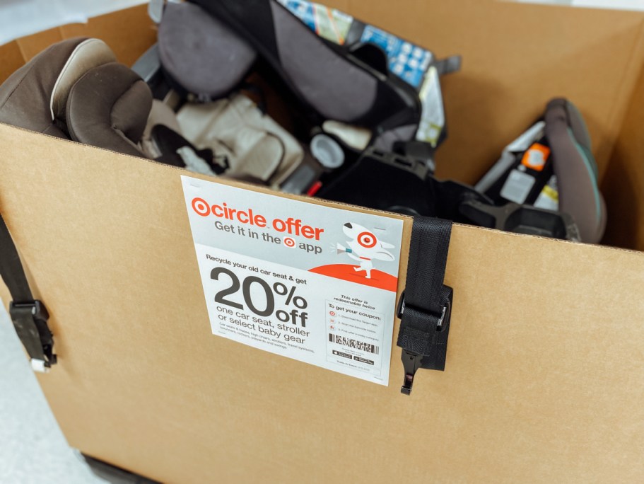 Score Big on Baby Savings by Trading In Your Old Car Seat at Target!