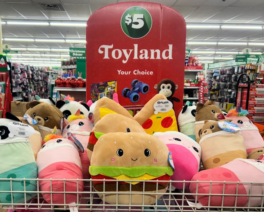 Squishmallow-Style Plush Toys at Dollar Tree—Only $5!