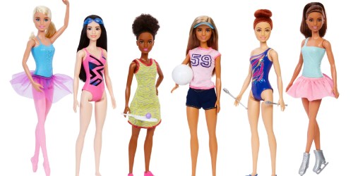 Barbie Career Collection Just $25 on Walmart.online (Regularly $36) | Includes 6 Sports-Themed Barbies